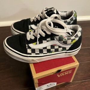 Vans- Old Skool Fruit Checkerboard Black/ Sz 13Y